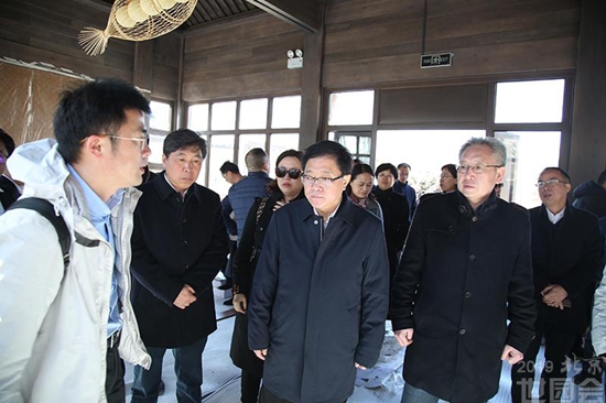 陳文浩副省長檢查指導(dǎo)北京世園會湖南展園展館建設(shè)