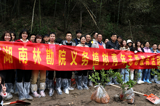 監(jiān)測中心開展義務植樹青年志愿服務活動暨青年座談會