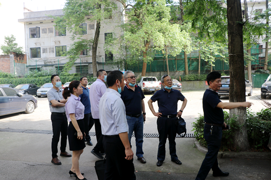 梁志強組長率隊來院檢查督導(dǎo)建筑安全專項整治行動